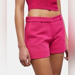 NWT The Kooples Slit Zoom Women’s Shorts - hot pink